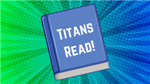 book with the words titans read on it